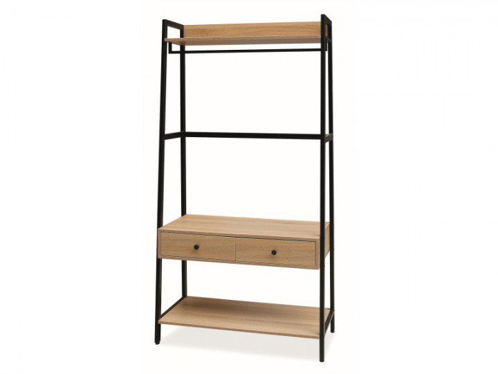 Вішалка Sol A Дуб/Чорний Signal